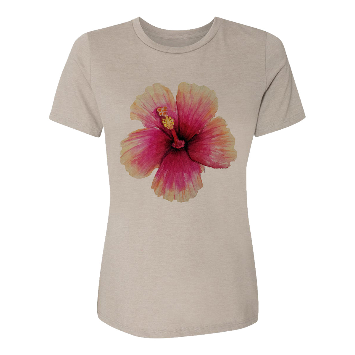 Hibiscus Womens Tee Shirt