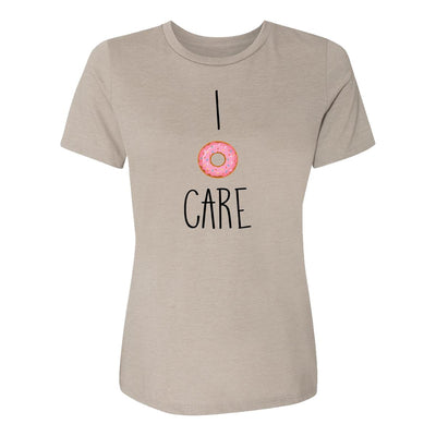 I Donut Care Womens Tee Shirt