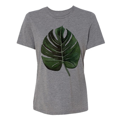 Palm Leaf Womens Tee Shirt