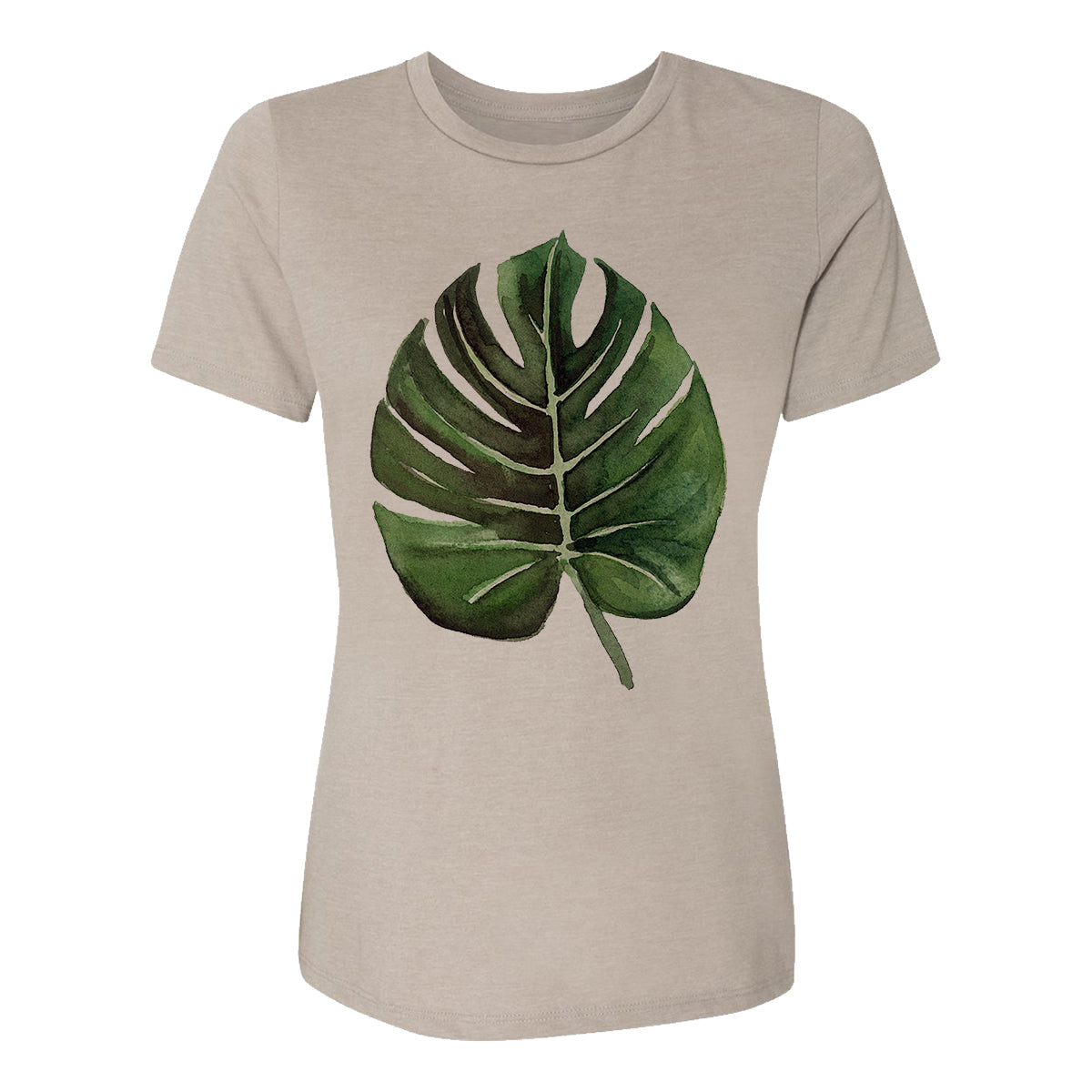 Palm Leaf Womens Tee Shirt