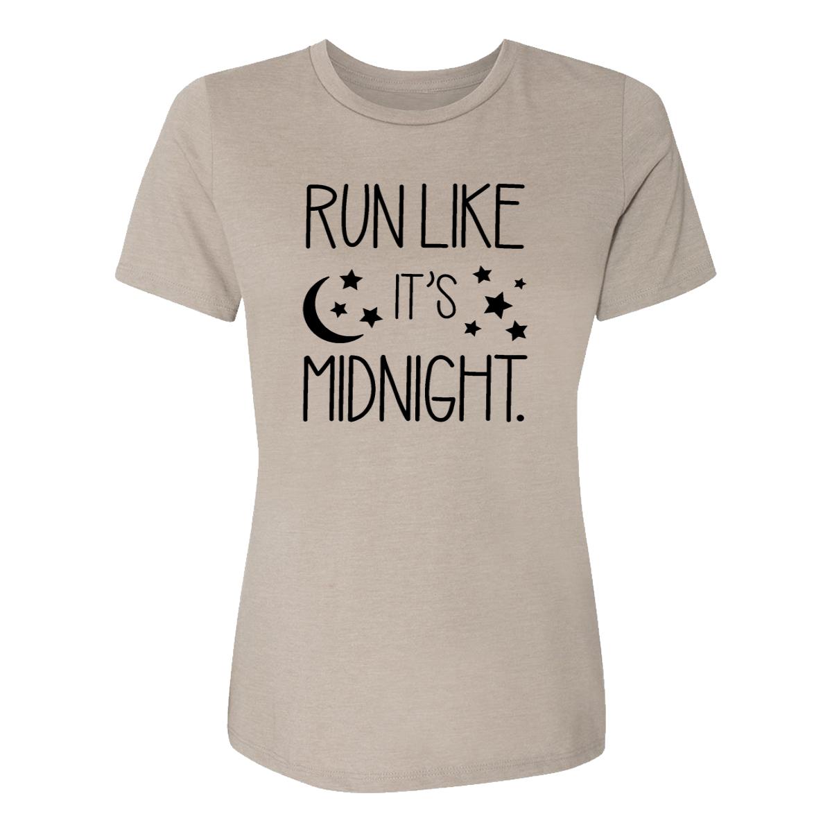 Run Like It's Midnight Womens Tee Shirt