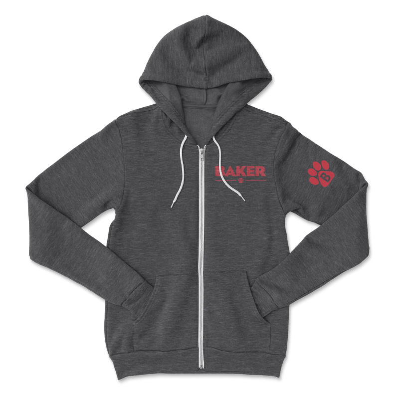 BAKER SCHOOL FULL-ZIP HOODIE