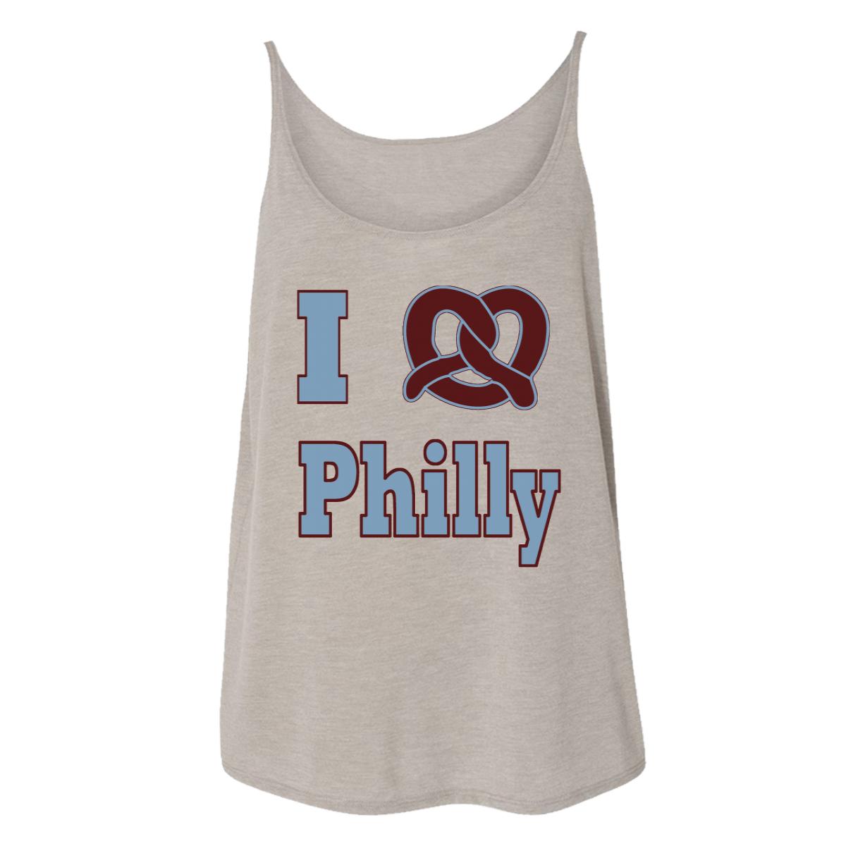 I Love Pretzel Philly Womens Tank