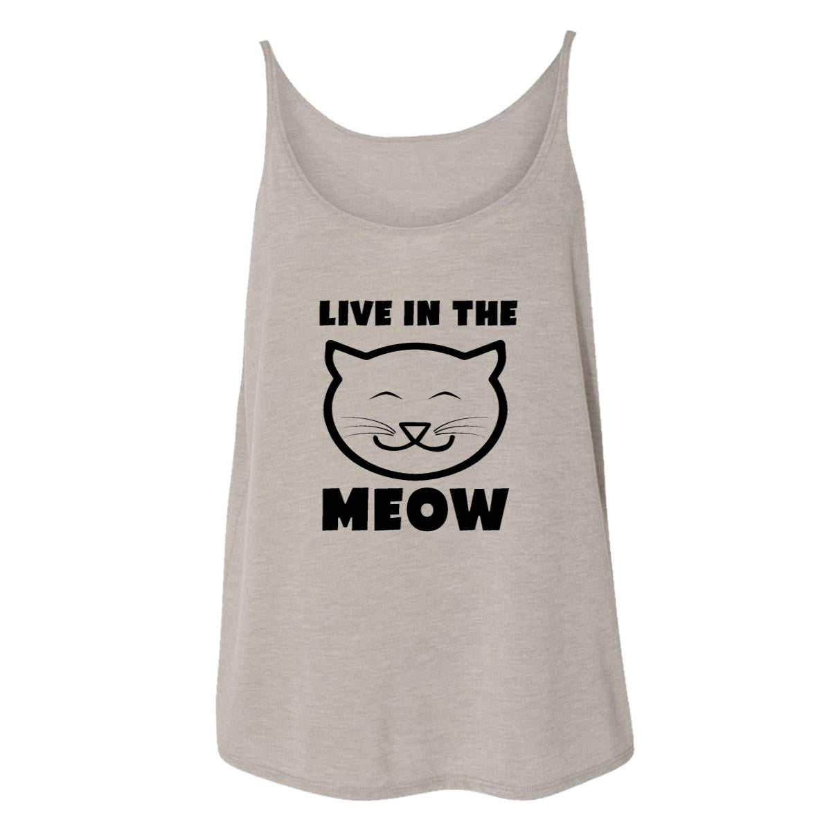 Live In The Meow Womens Tank