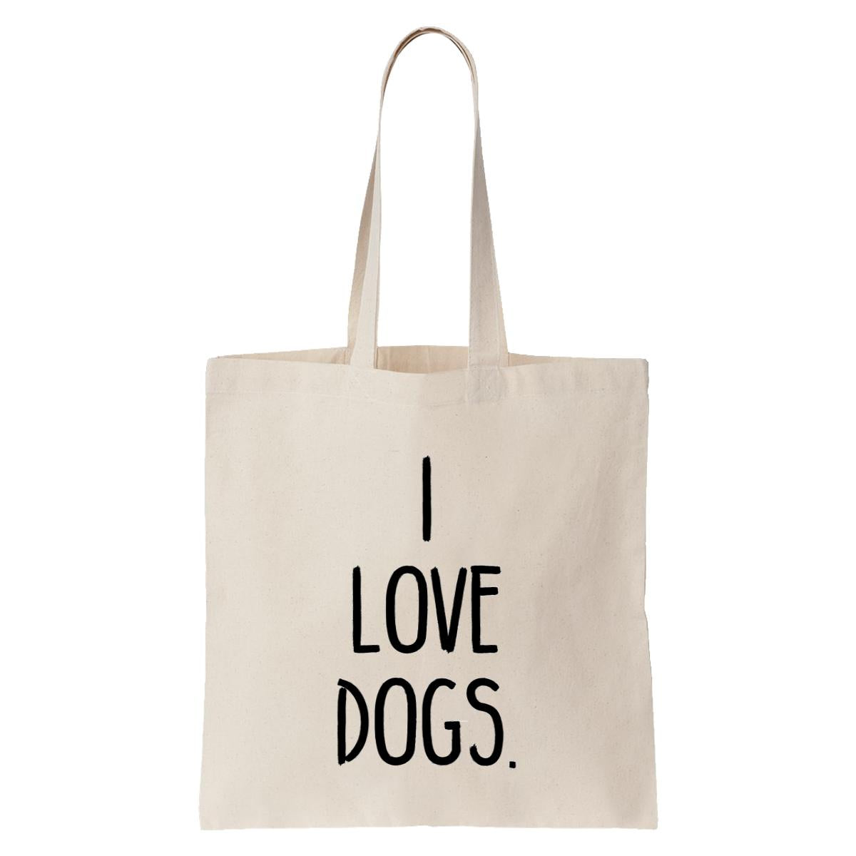 I Love Dogs. Tote Bag