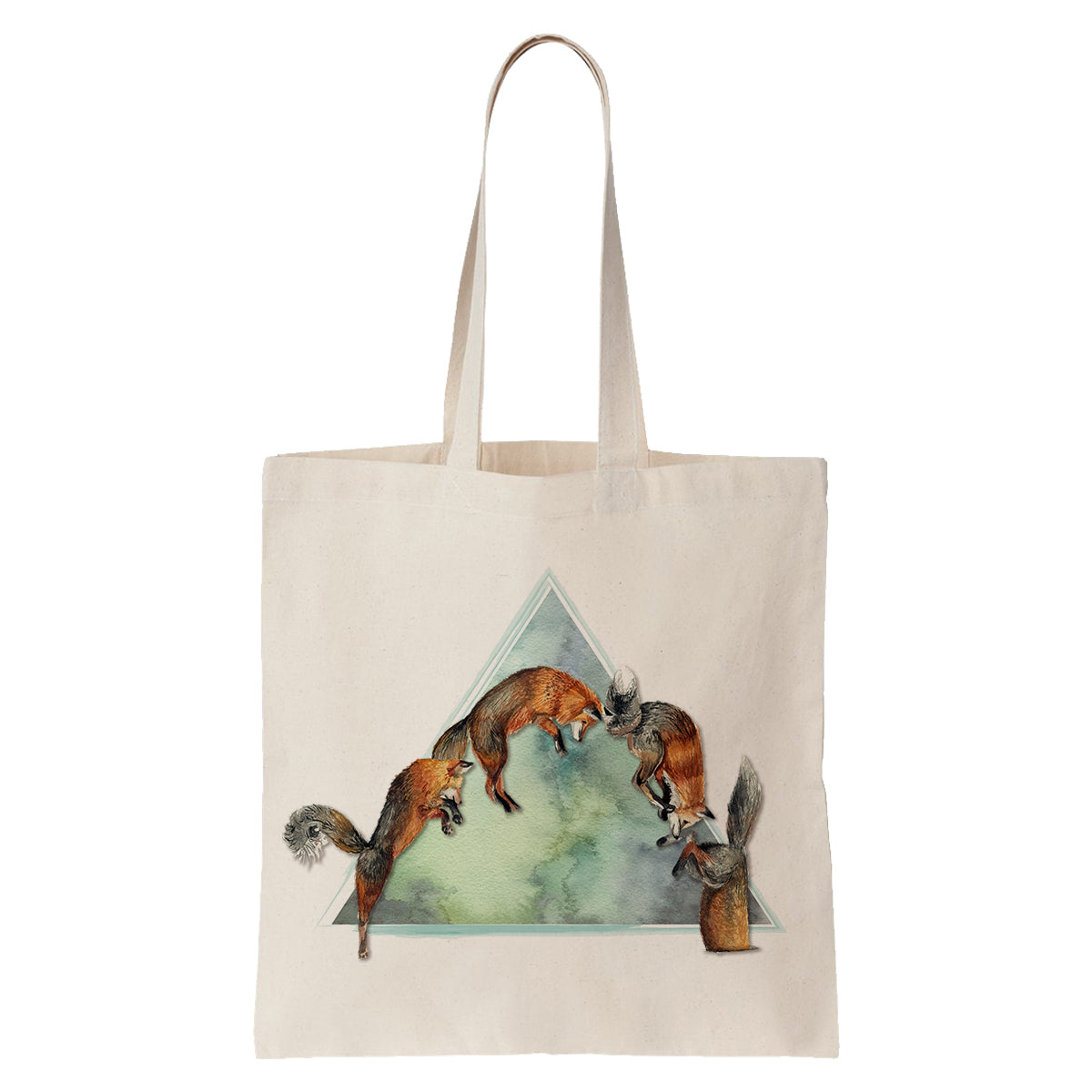 Jumping Fox Tote Bag