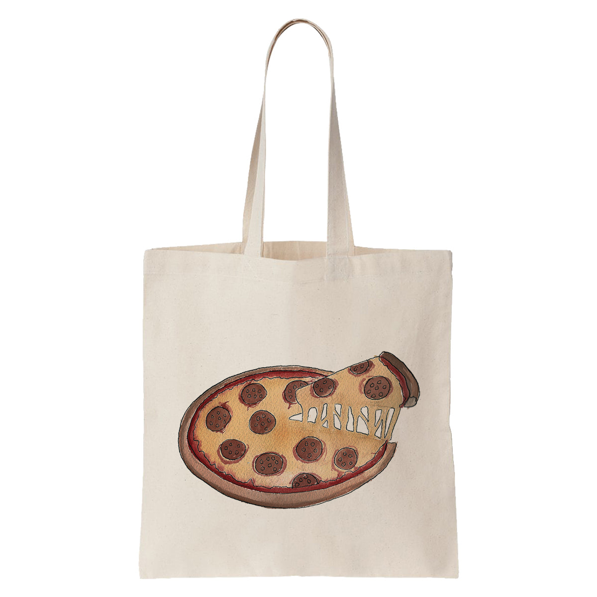 Pepperoni Pizza Pie Tote Bag