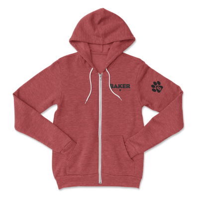 BAKER SCHOOL FULL-ZIP HOODIE