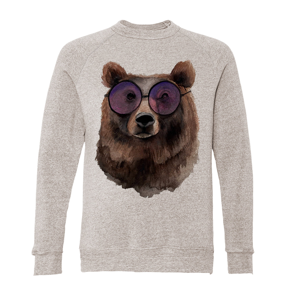 Bear Adult Raglan Sweatshirt