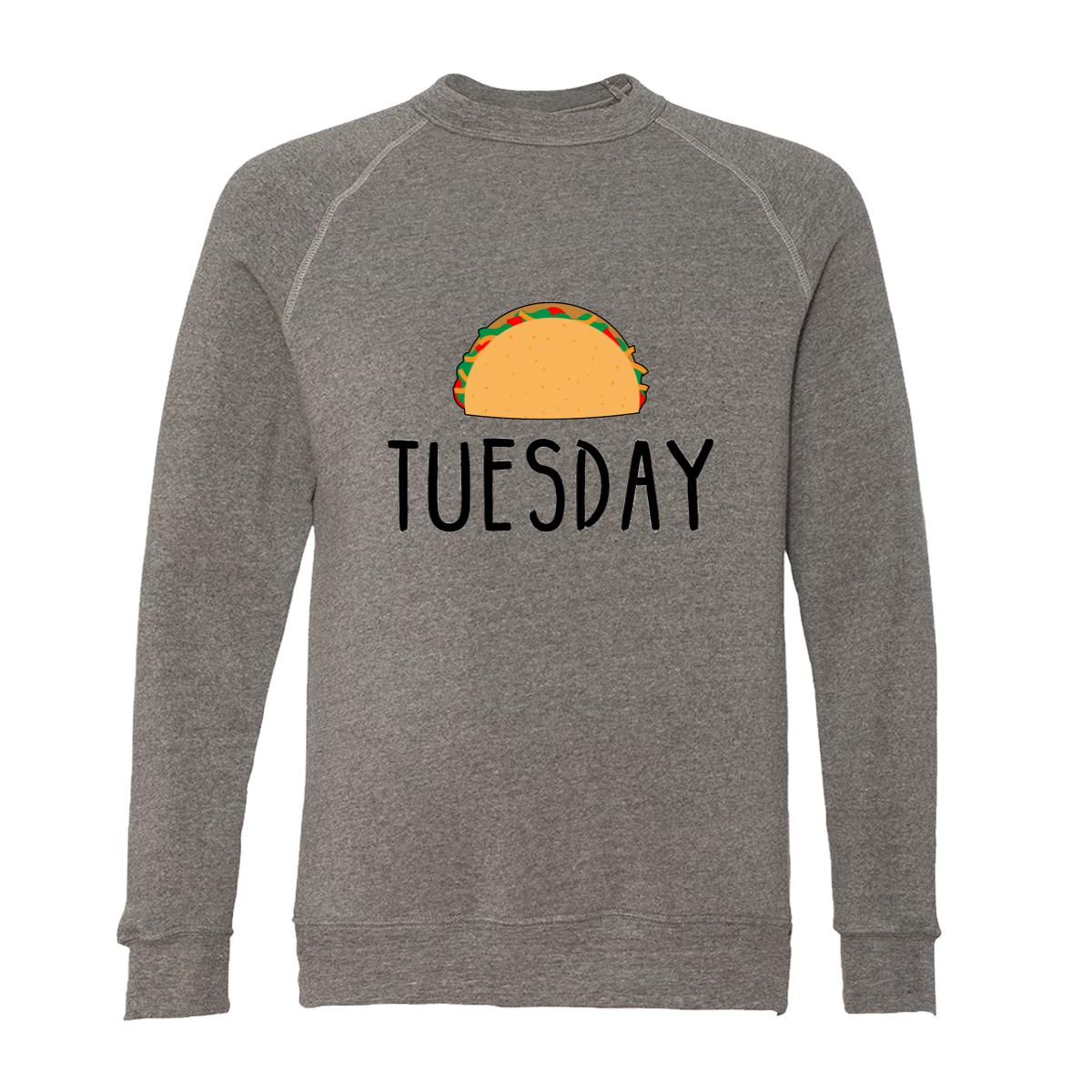 Taco Tuesday Adult Raglan Sweatshirt