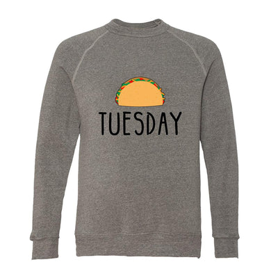 Taco Tuesday Adult Raglan Sweatshirt