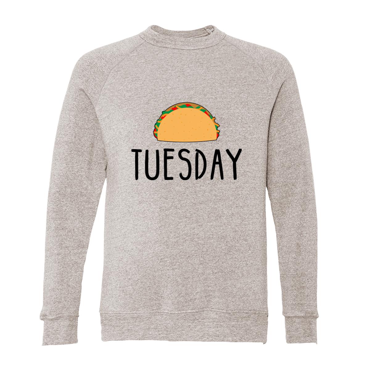 Taco Tuesday Adult Raglan Sweatshirt