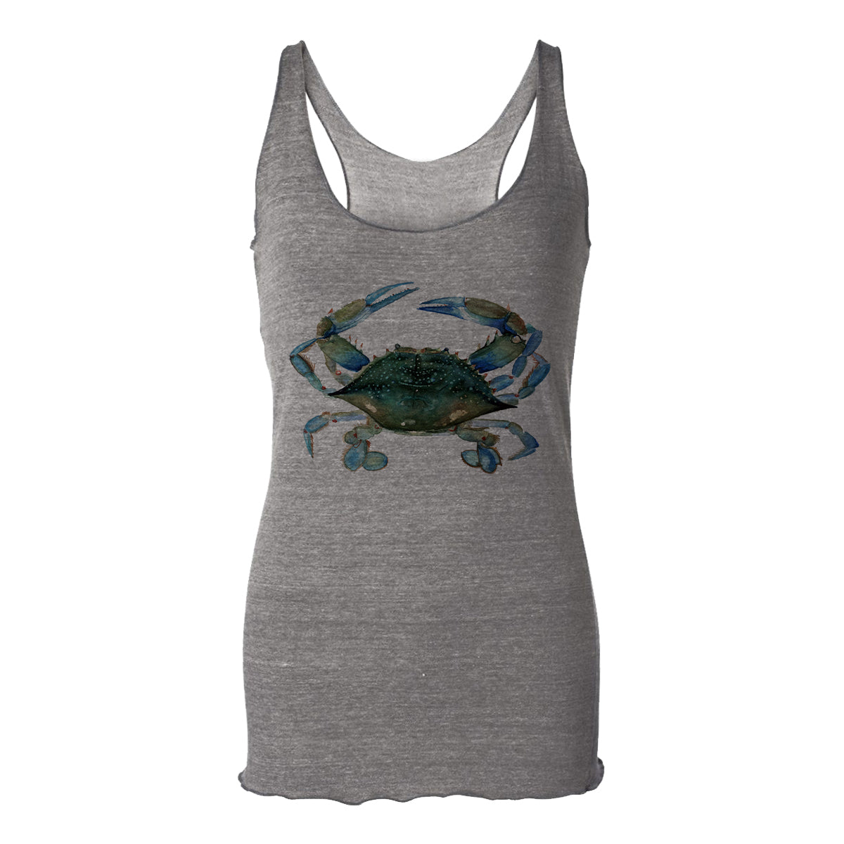 Blue Claw Crab Womens Racerback Tank
