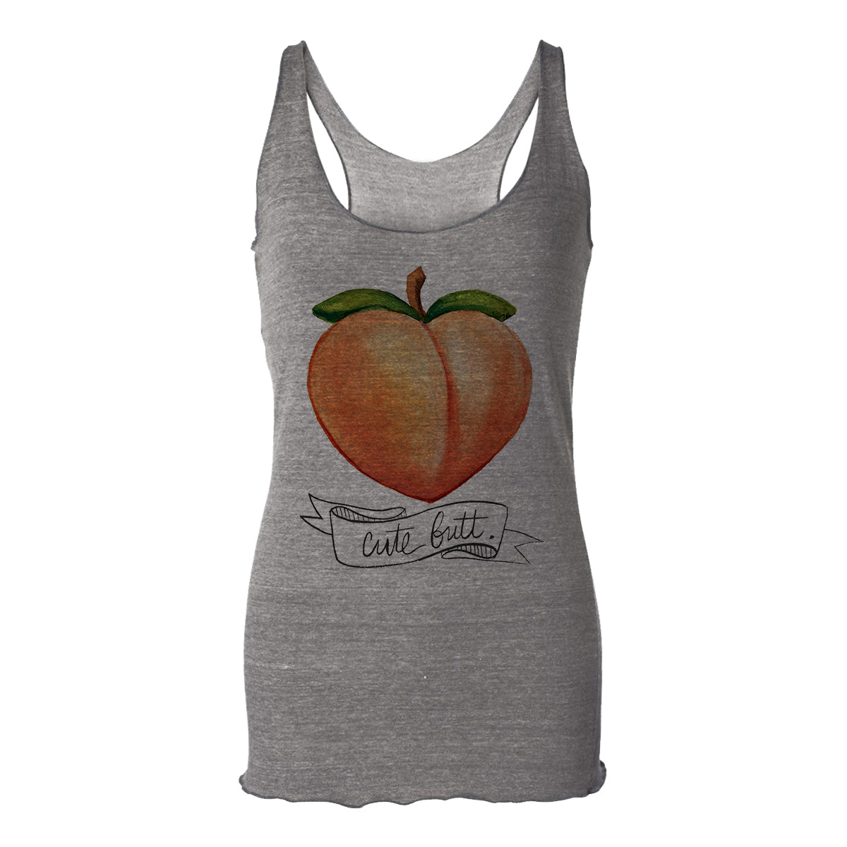 Peach Womens Racerback Tank