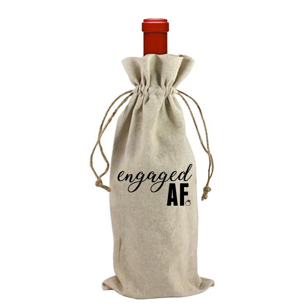 Engaged AF Wine Bag