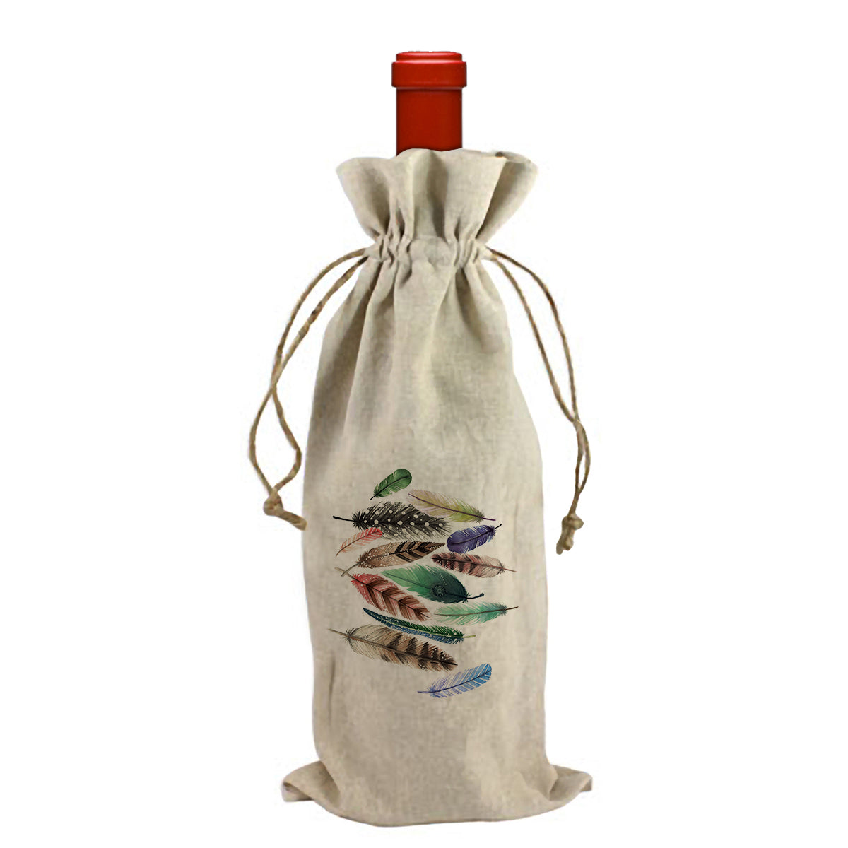 Feathers Wine Bag