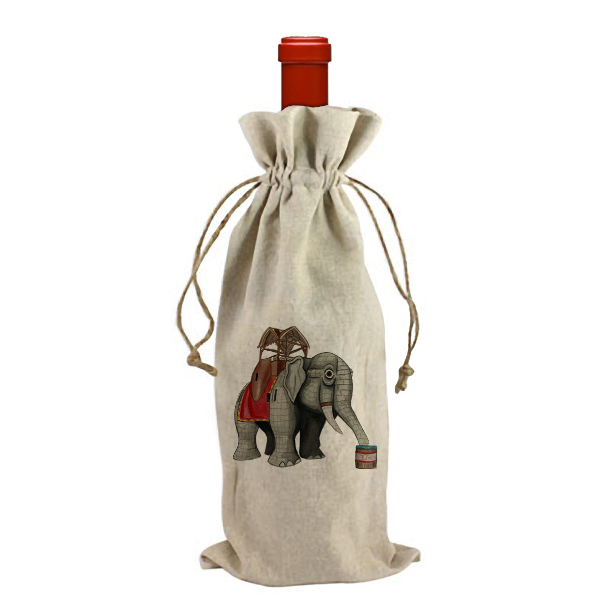 Lucy The Elephant Wine Bag