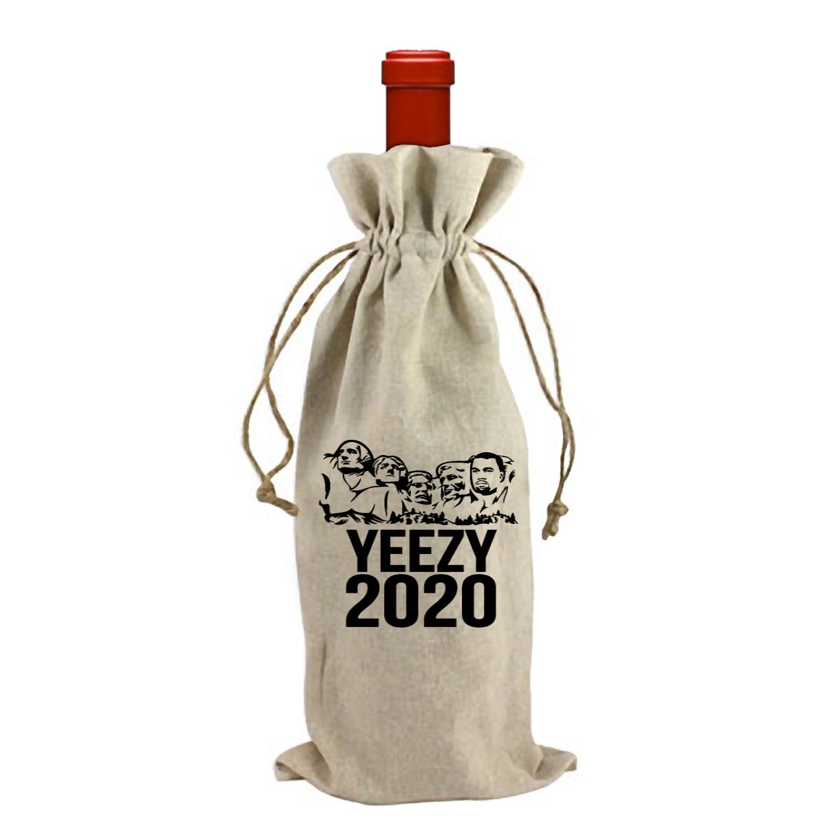 Mount Rushmore With Kanye 2020 Wine Bag