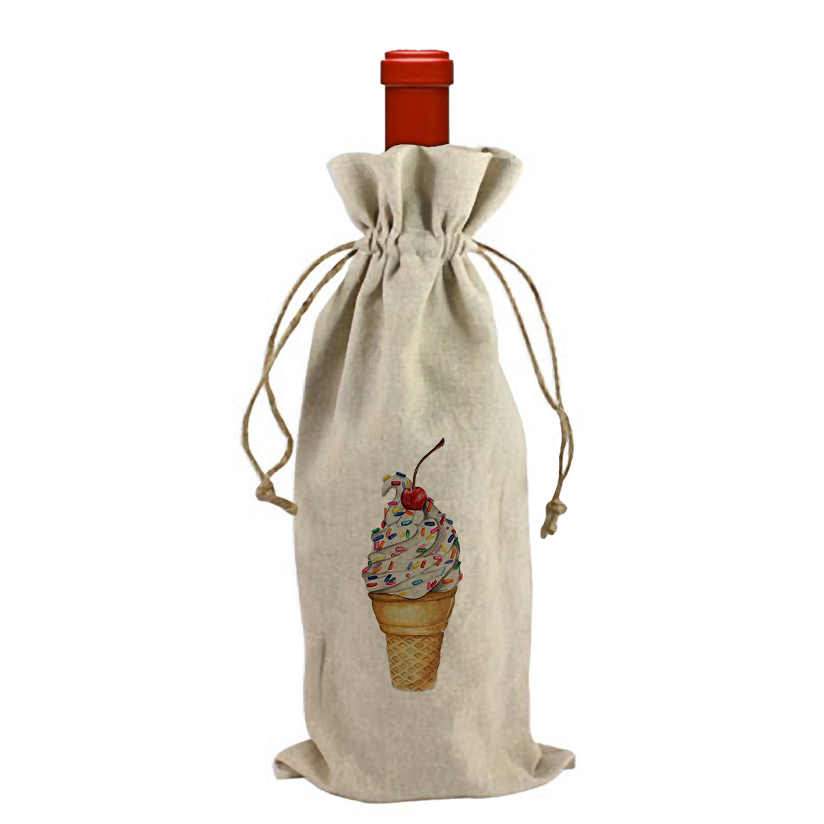 Vanilla Ice Cream Wine Bag