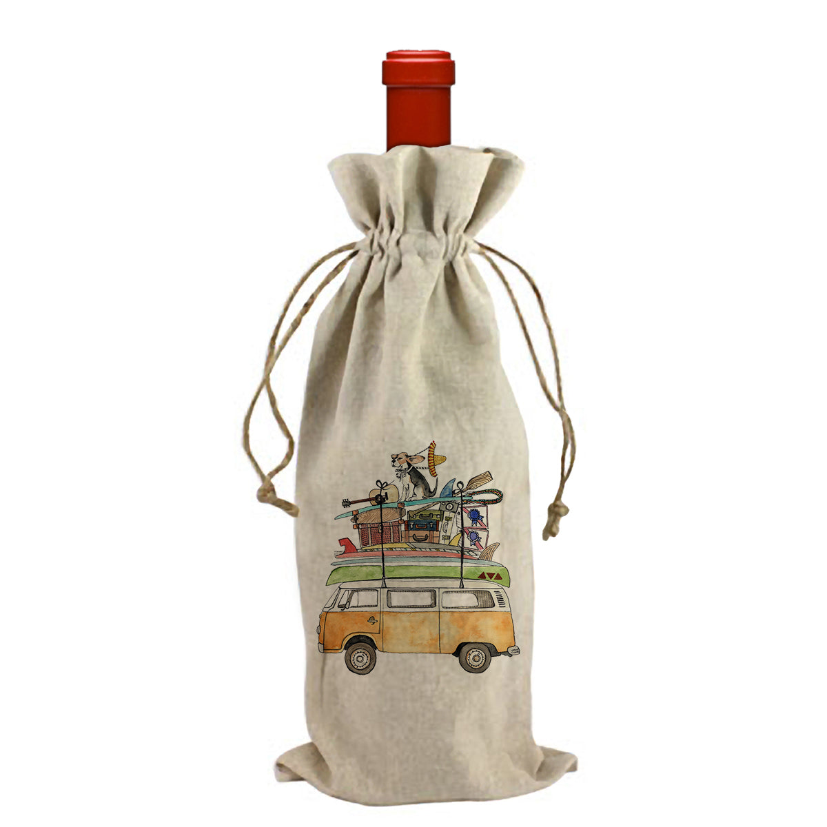 VW Bus Wine Bag