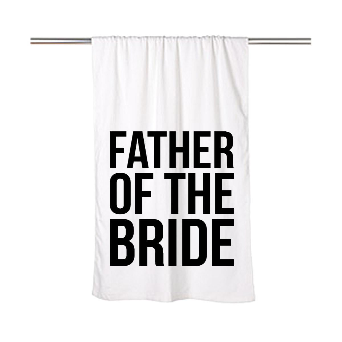 Father Of The Bride Beach Towel