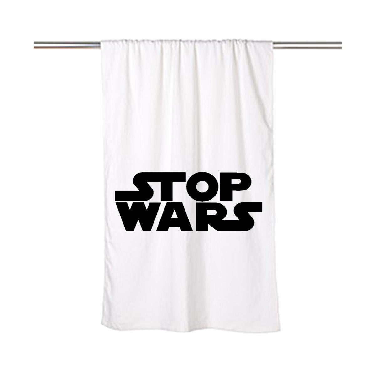 Stop Wars Beach Towel