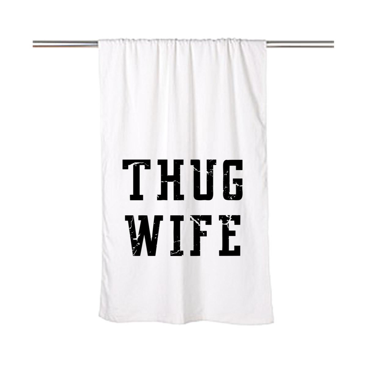 Thug Wife Beach Towel