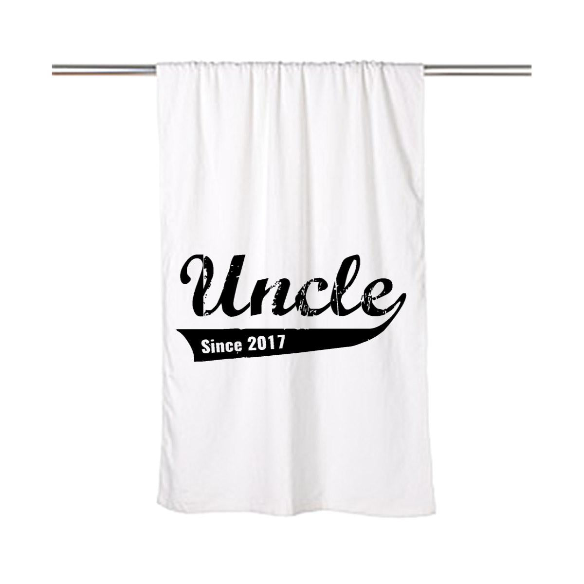 Uncle Since 2017 Beach Towel