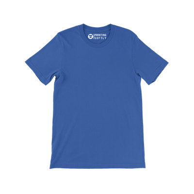 Adult Classic Short Sleeve Tee Blue Solid
