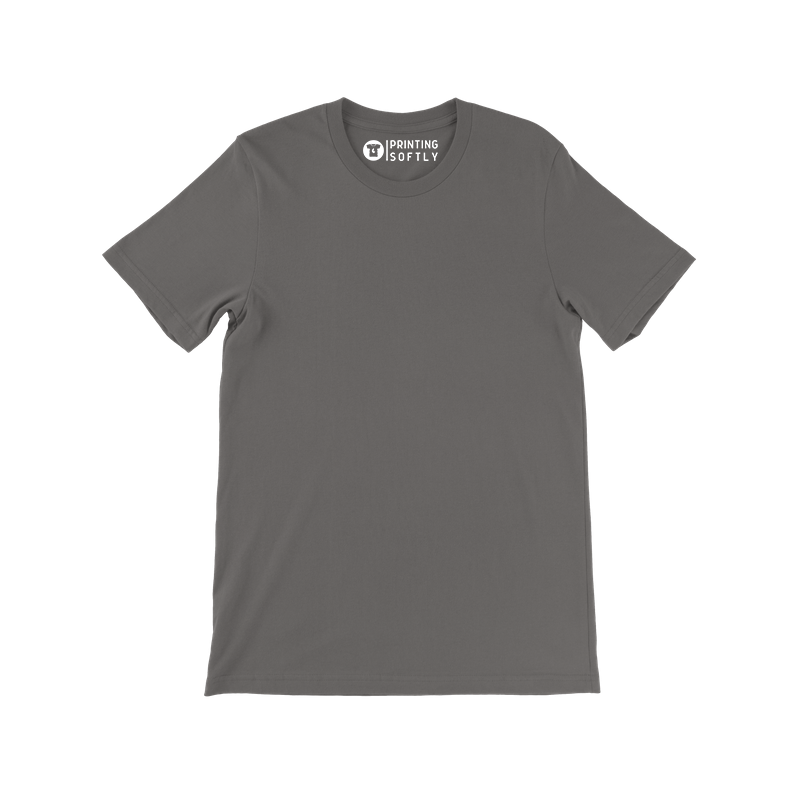 Adult Classic Short Sleeve Tee Dark Grey Solid