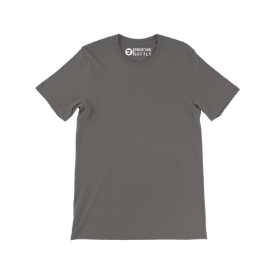 Adult Classic Short Sleeve Tee Dark Grey Solid