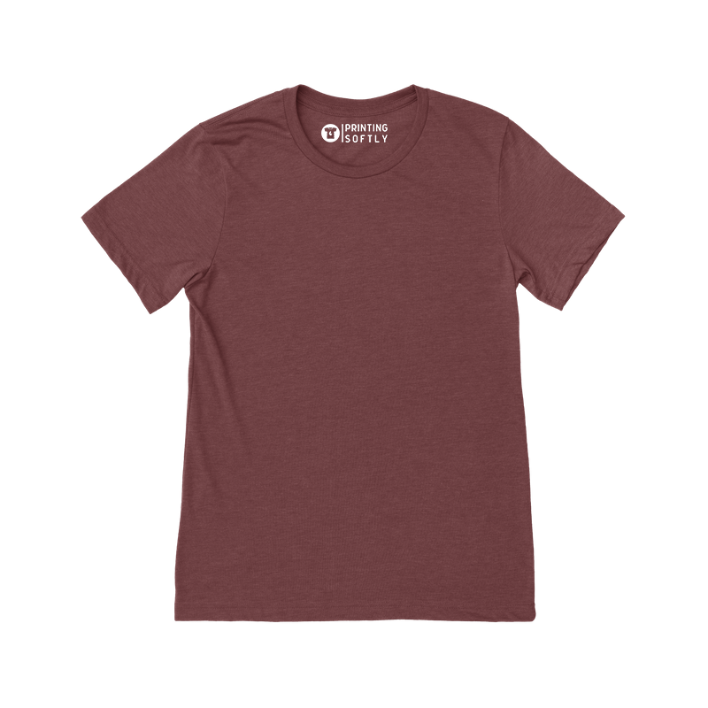 Adult Classic Short Sleeve Tee Dark Red Blend