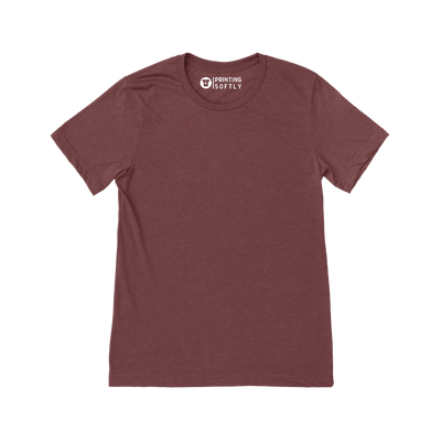 Adult Classic Short Sleeve Tee Dark Red Blend
