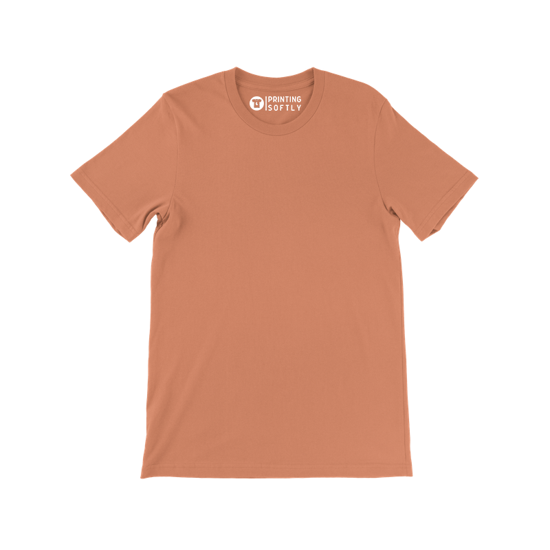 Adult Classic Short Sleeve Tee Orange Solid